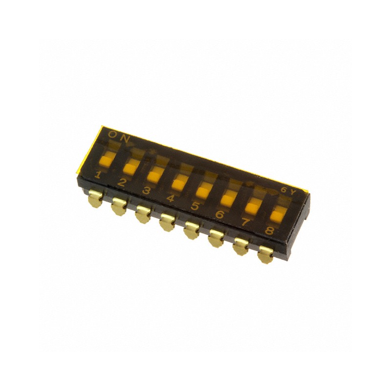10 pcs : CFS-0800MA - SWITCH SLIDE DIP SPST 0.1A 6V