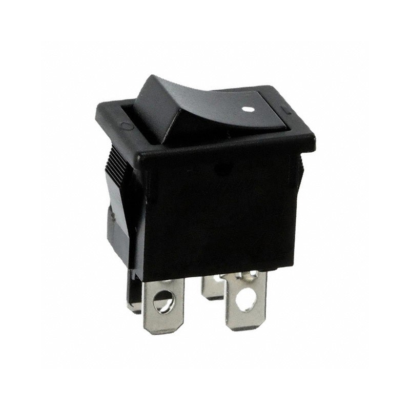 10 pcs : R1973BBLKBLKAF0 - SWITCH ROCKER DPST 9A 125V