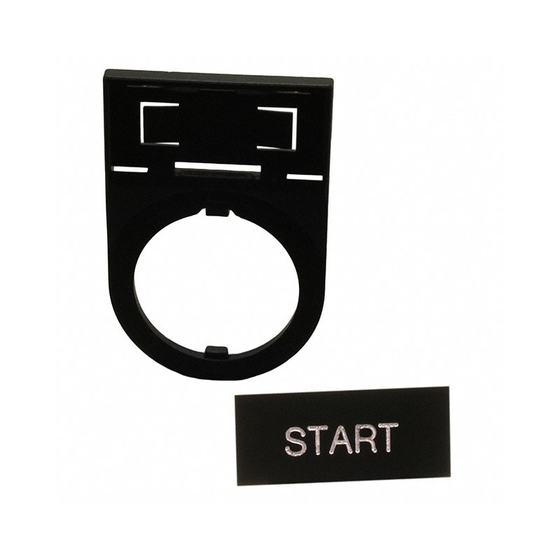 10 pcs : HWAM-123 - 22MM START NAMEPLATE