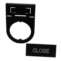 10 pcs : HWAM-125 - 22MM STOP NAMEPLATE