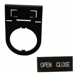 10 pcs : HWAM-214 - 22MM OPEN-CLOSE NAMEPLATE