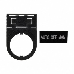 10 pcs : HWAM-302 - 22MM AUTO-OFF-MAN NAMEPLATE