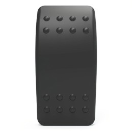 10 pcs : VVAZC00-000 - CAP ROCKER RECTANGULAR BLACK