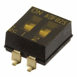 10 pcs : 1825059-6 - SWITCH SLIDE DIP SPST 0.025A 24V