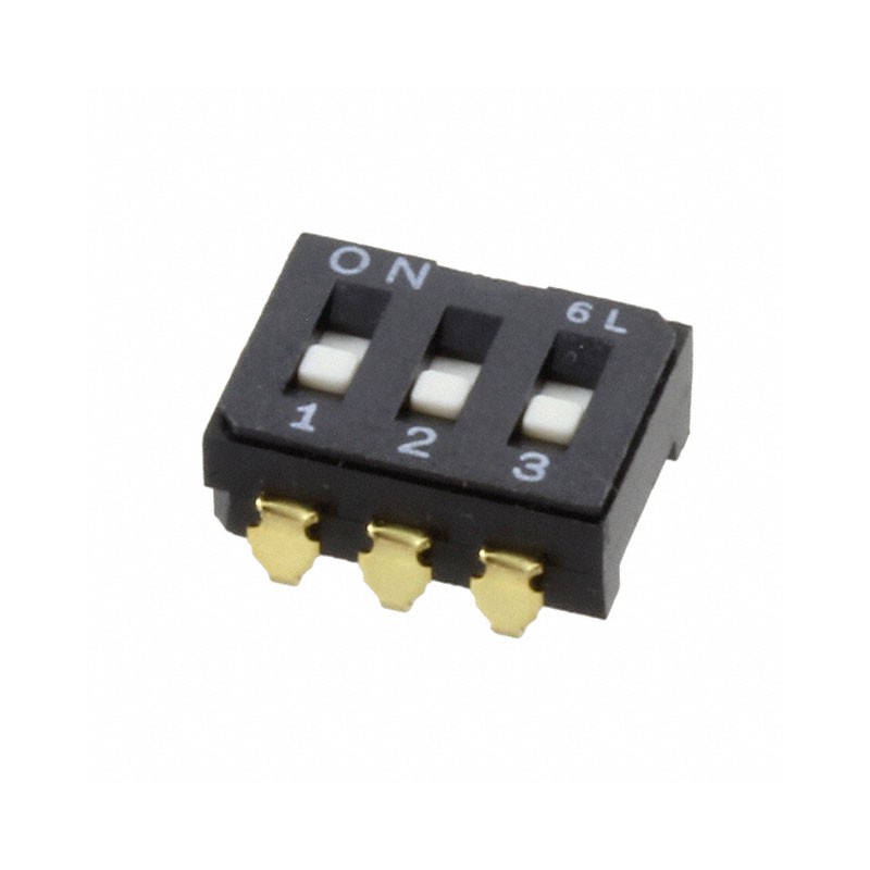 10 pcs : CFS-0301MA - SWITCH SLIDE DIP SPST 0.1A 6V