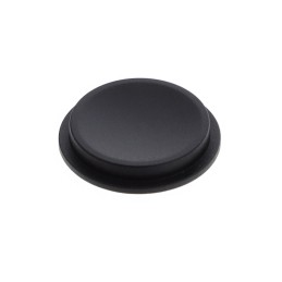 10 pcs : 10C0916 - ROUND TACT SWITCH CAP BLK