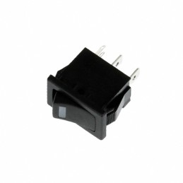 10 pcs : R1966ABLKBLKEGGRN - SWITCH ROCKER SPST 15A 125V