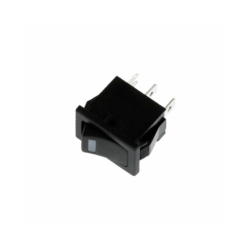 10 pcs : R1966ABLKBLKEGGRN - SWITCH ROCKER SPST 15A 125V