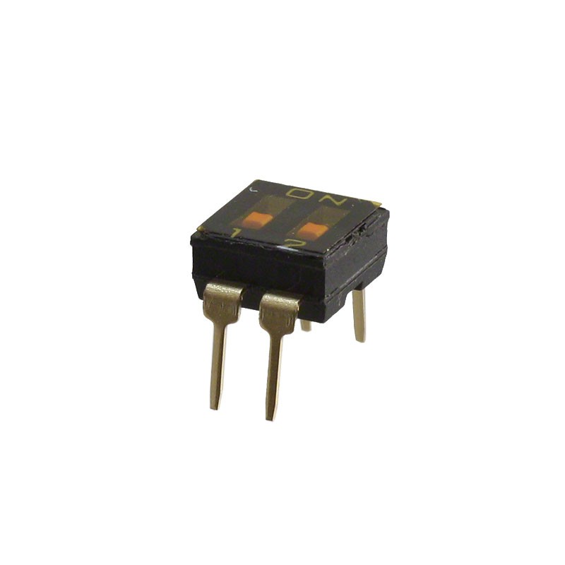 10 pcs : A6T-2101(VNM) - SWITCH SLIDE DIP SPST 0.025A 24V