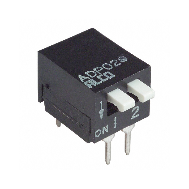 10 pcs : 1571999-1 - SWITCH PIANO DIP SPST 0.025A 24V