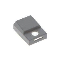 10 pcs : 96-902.8 - CAP PUSHBUTTON RECTANGLE GRY