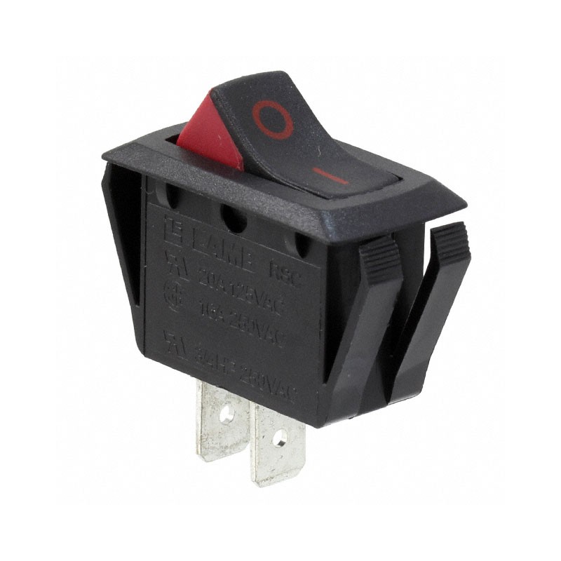 10 pcs : RSC341D1A81 - SWITCH ROCKER SPST 20A 125V