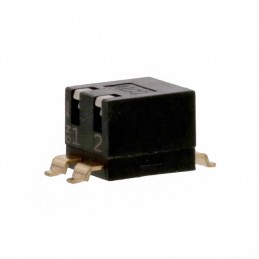 10 pcs : EDSP02SGRNNTU04 - SWITCH PIANO DIP SPST 0.025A 24V