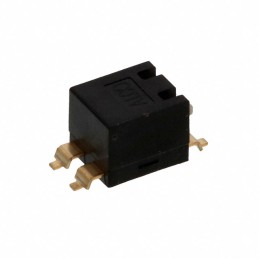 10 pcs : EDSP02SGLFNTU04 - SWITCH PIANO DIP SPST 0.025A 24V