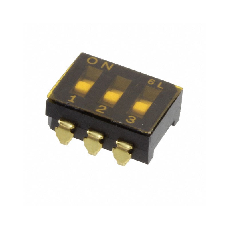 10 pcs : CFS-0300MA - SWITCH SLIDE DIP SPST 0.1A 6V
