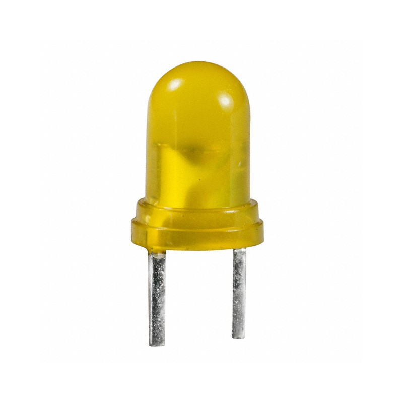 10 pcs : AT633D - LED 1 ELEMENT AMBER T-1 BI-PIN
