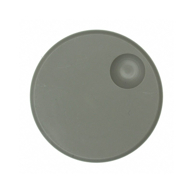 10 pcs : 11K5020-KCAG - KNOB PLASTIC 1.5' DIA GRAY