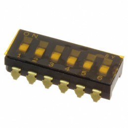 10 pcs : CFS-0600MA - SWITCH SLIDE DIP SPST 0.1A 6V