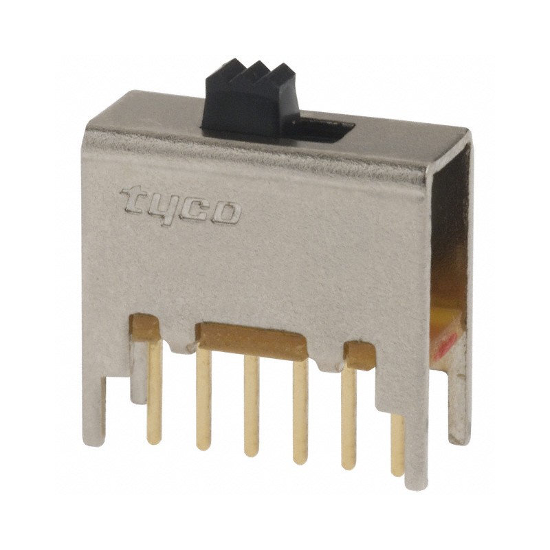 10 pcs : 1825261-2 - SWITCH SLIDE DPDT 0.4VA 20V