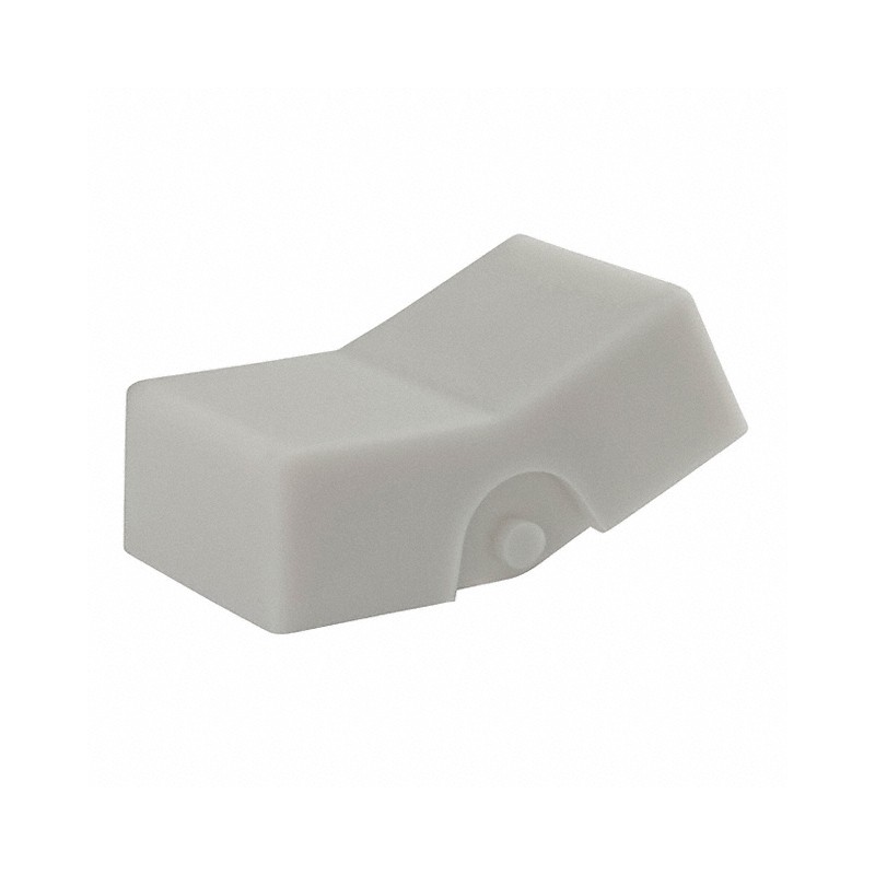 10 pcs : AT4156B - CAP ROCKER RECTANGULAR WHITE