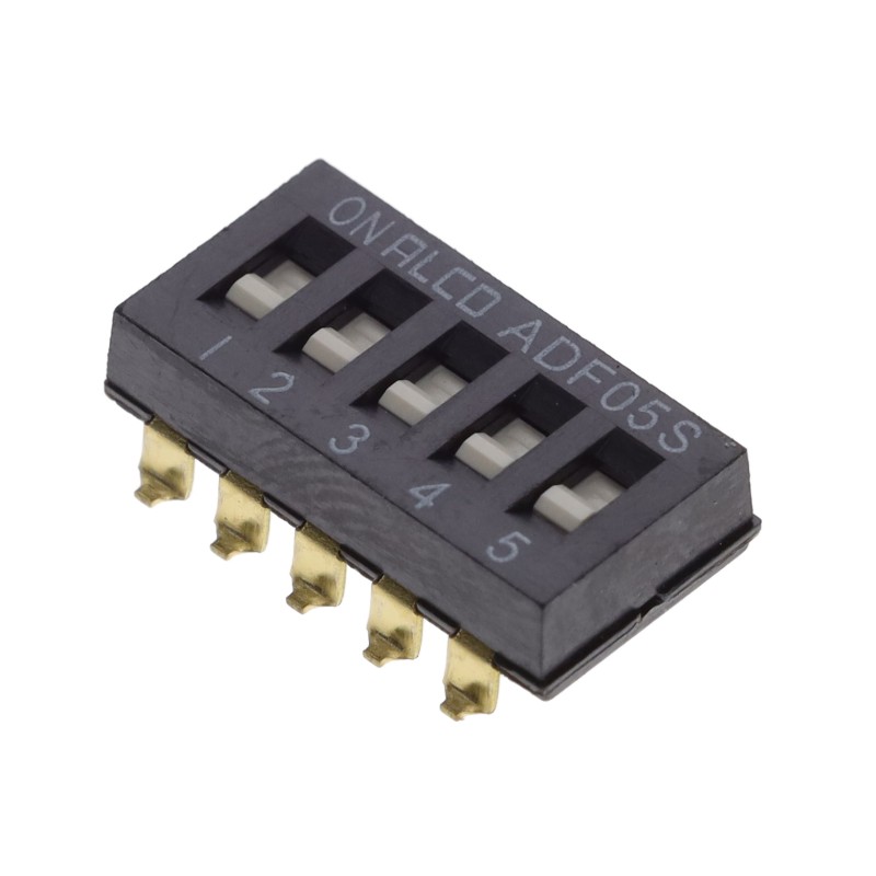 10 pcs : ADF05STTR04 - SWITCH STANDARD DIP SPST