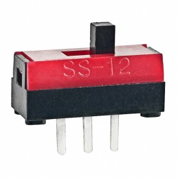 10 pcs : SS12SBP2 - SWITCH SLIDE SPDT 100MA 30V