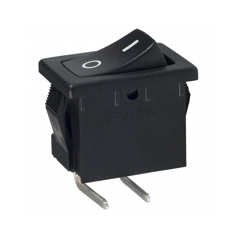 10 pcs : R1966ABLKBLKFR - SWITCH ROCKER SPST 15A 125V