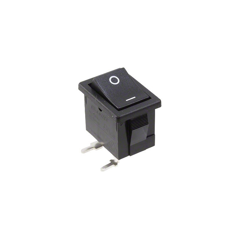 10 pcs : R1973ABLKBLKGR0 - SWITCH ROCKER SPST 9A 125V