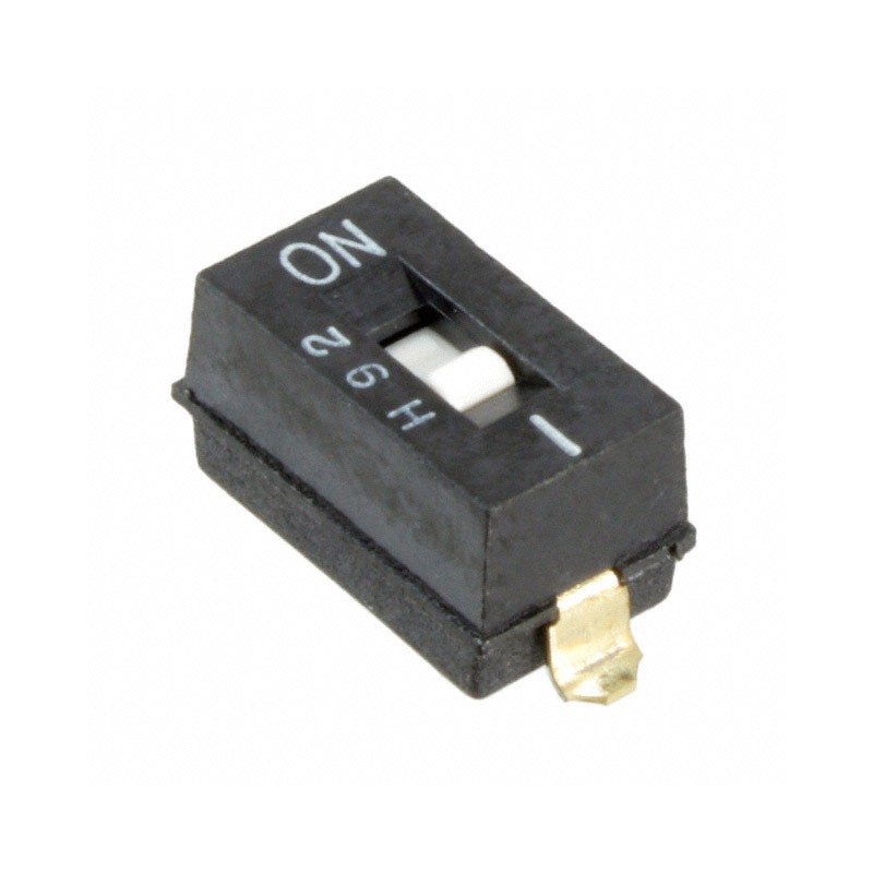 10 pcs : A6SN-1101 - SWITCH SLIDE DIP SPST 0.025A 24V