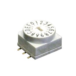 10 pcs : RD10RA16CGT - SW ROTARY DIP HEX COMP 0.15A 50V