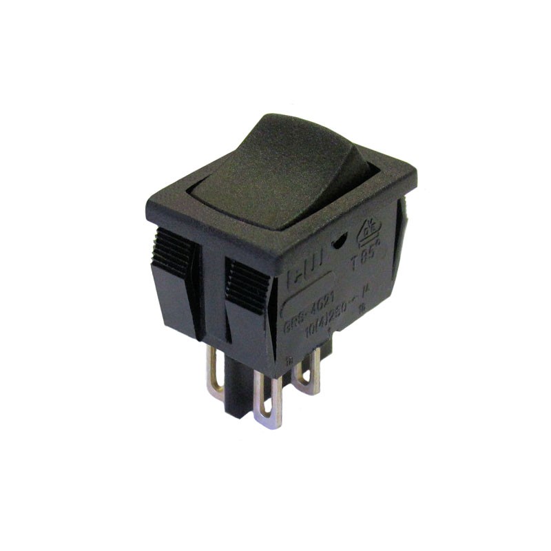 10 pcs : GRS-4021-0027 - SWITCH ROCKER DPST 16A 125V