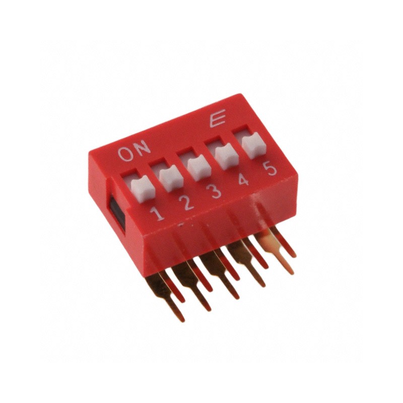 10 pcs : KAS2105E - SWITCH SLIDE DIP SPST 0.025A 24V