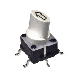 10 pcs : 228AMVARFAMSCR - SWITCH TACTILE SPST-NO 0.05A 12V