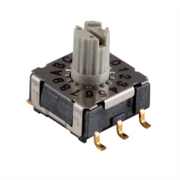 10 pcs : RDS-16S-74385-45A-SMT - SWITCH ROTARY DIP HEX 0.1A 42V