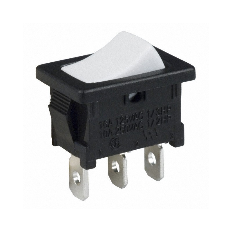 10 pcs : DA101J11S215QF - SWITCH ROCKER SPDT 16A 125V