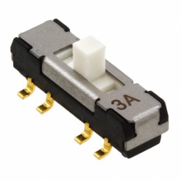 10 pcs : CL-SB-23B-02T - SWITCH SLIDE DP3T 200MA 12V