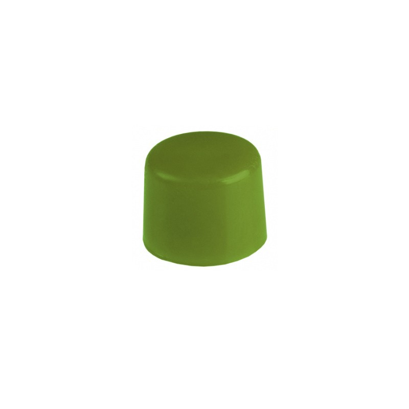 10 pcs : AT4193JF - CAP PUSHBUTTON ROUND CLEAR/GREEN