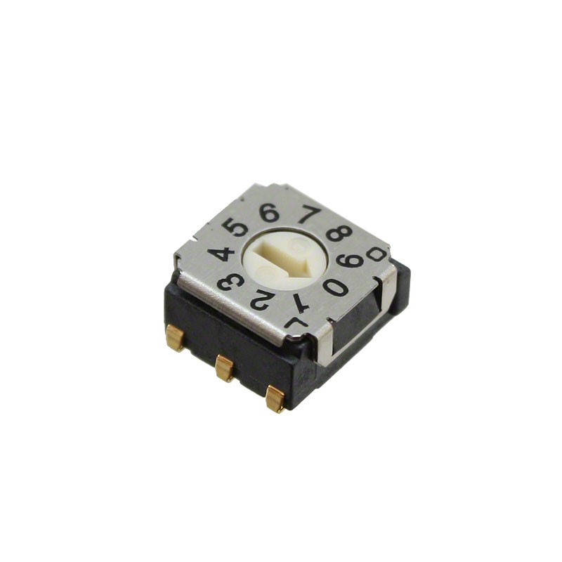 10 pcs : SH-7010TA - SWITCH ROTARY DIP BCD 0.1A 5V