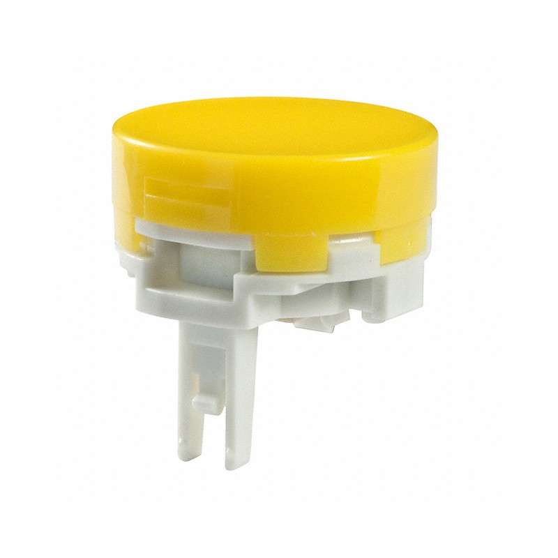 10 pcs : AT4012EJ - CAP PUSHBUTTON ROUND YELLOW