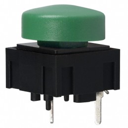 10 pcs : 320.02E11.08GRN - SWITCH TACT SPST-NO 0.025A 50V