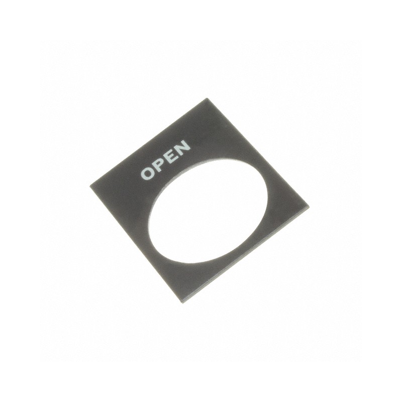 10 pcs : 2LP07 - LEGEND PLATE 22 MM OPEN