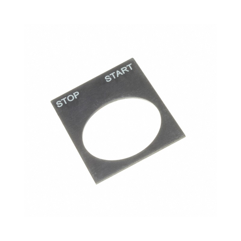 10 pcs : 2LP199 - LEGEND PLATE 22 MM STOP START