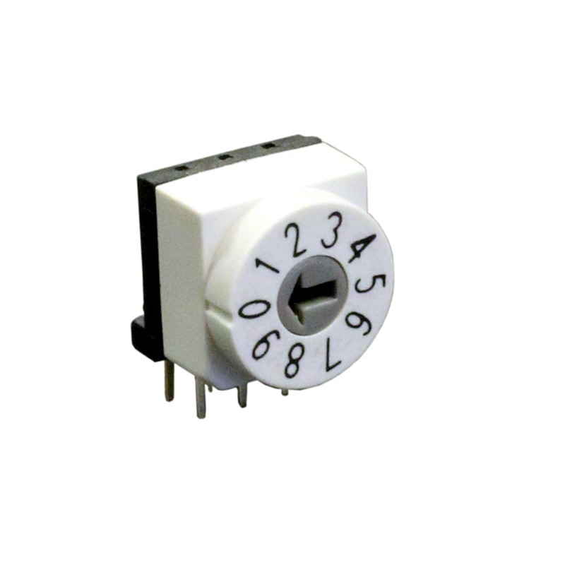 10 pcs : RD10RA10RVAT - SWITCH ROTARY DIP BCD 0.15A 50V
