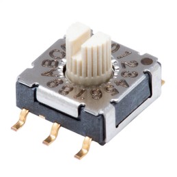10 pcs : RDS-16S-7229-S-SMT - SWITCH ROTARY DIP HEX 0.1A 50V