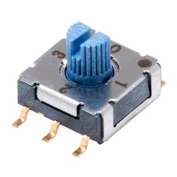 10 pcs : RDS-4S-7229-S-SMT - SWITCH ROTARY DIP BCD 0.1A 50V