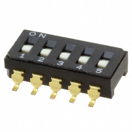 10 pcs : CFS-0501MB - SWITCH SLIDE DIP SPST 0.1A 6V