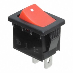 10 pcs : R1966FBLKREDAF - SWITCH ROCKER SPST-NO 15A 125V