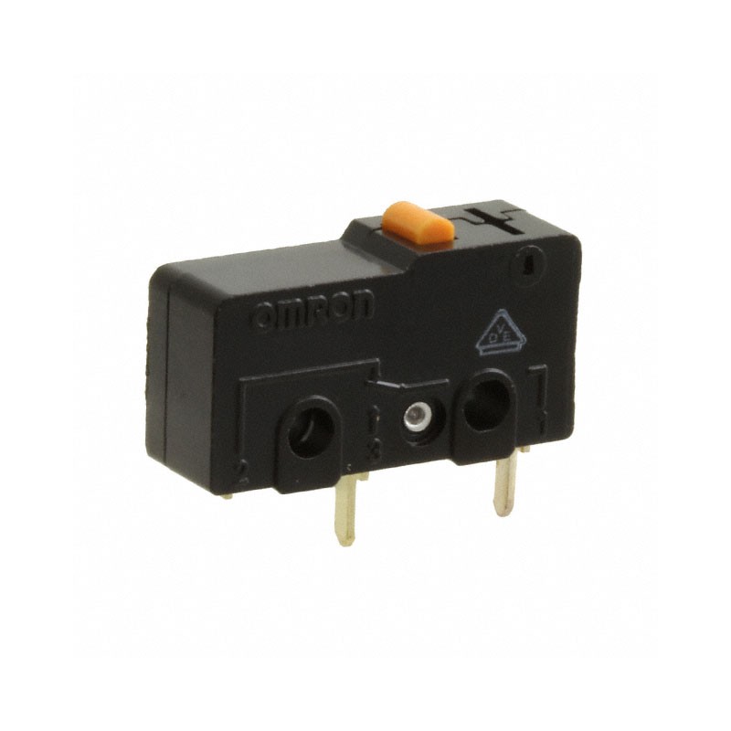 10 pcs : SS-5-F-3D - SWITCH SNAP ACT SPST-NO 5A 125V