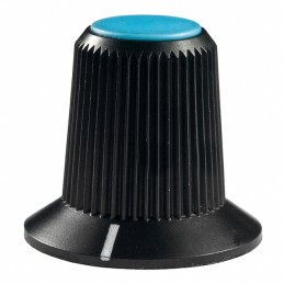 10 pcs : AT4103G - SW CAP SMALL ROTARY KNOB BLUE