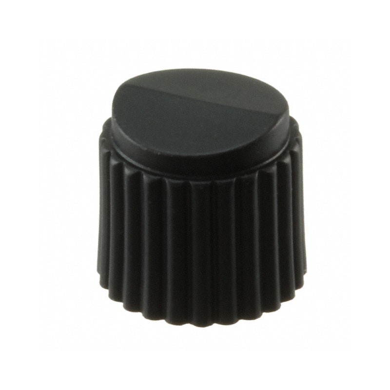 10 pcs : 11K5029-KCNB - KNOB PLASTIC 1/4' DIA BLACK